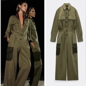 Zara Jumpsuit / Flight suit NWT size medium